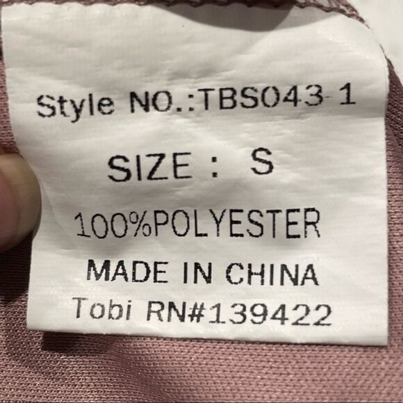 TOBI- plunging v neckline, romper, lightweight, size s - Picture 4 of 8